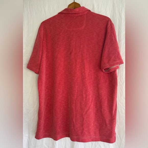 Tommy Bahama Men’s Collared Polo Shirt Red size Medium - Picture 3 of 11